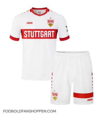 Stuttgart Hjemmebanetrøje Børn 2024-25 Kortærmet (+ Korte bukser)